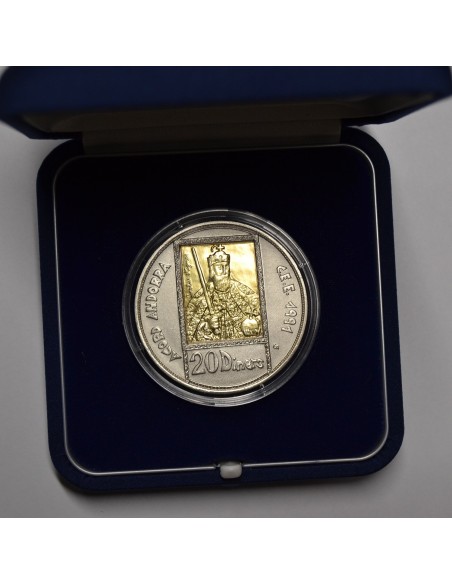 ANDORRA 1992 20 DINERS - CARLOMAGNO