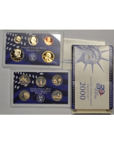 ESTADOS UNIDOS (USA) 2000 S - SETS PROOF - 10 MONEDAS
