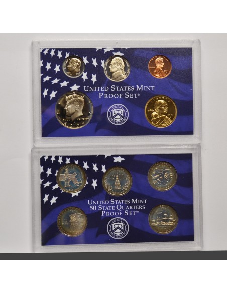 ESTADOS UNIDOS (USA) 2000 S - SETS PROOF - 10 MONEDAS
