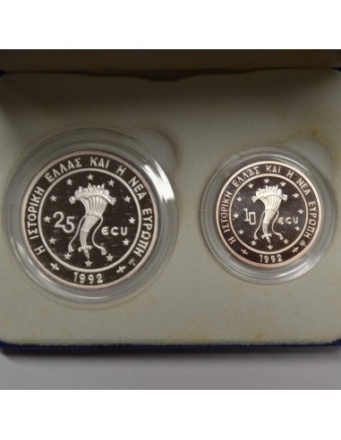 GRECIA 1992 - 10 Y 25 ECU