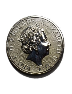 GRAN BRETAÑA - 2 oz 2017 - 5 POUNDS 2