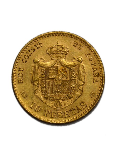 ALFONSO XII - 10 pesetas 1878