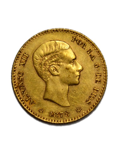 ALFONSO XII - 10 pesetas 1878