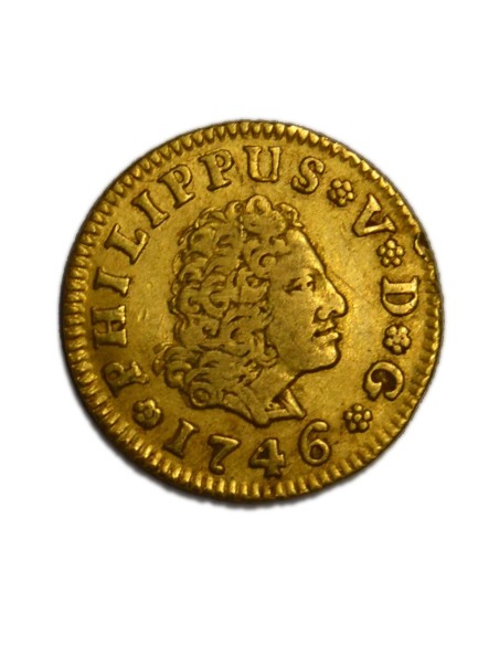 FELIPE V - 1/2 Escudo 1746 Madrid