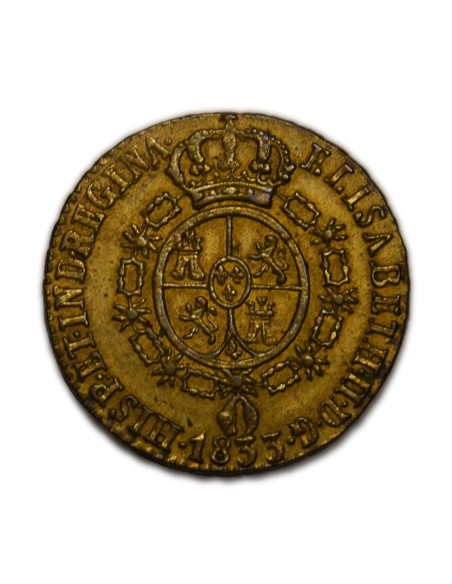 ISABEL II 1833 - Medalla de Proclamación de Segovia