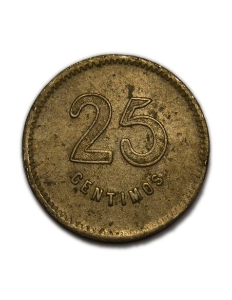 COOPERATIVA OBRERA LA PROGRESIVA 1937 - 25 céntimos