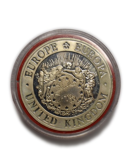 GRAN BRETAÑA - 25 ECU 1992 PIEDFORT