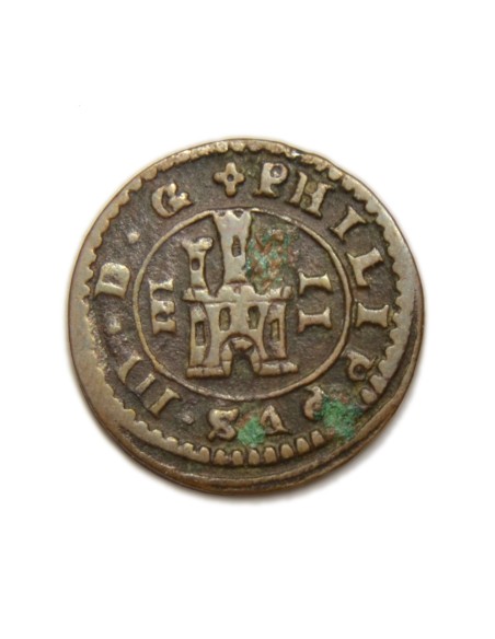 FELIPE III - 2 Maravedís 1619 Segovia