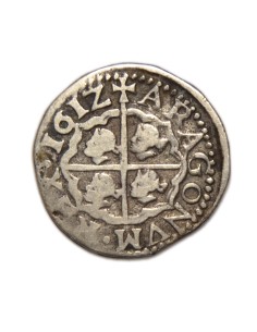 FELIPE III - 1 Real 1612 Zaragoza 2