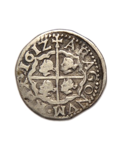 FELIPE III - 1 Real 1612 Zaragoza