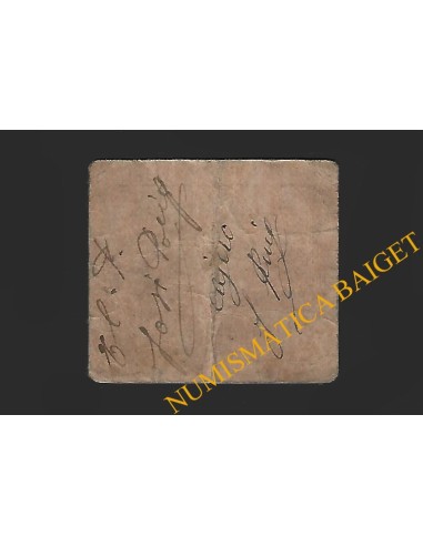 COLL DE NARGÓ (Lleida) - 1 pesseta - 1937