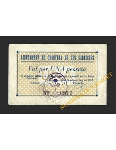 GRANYENA DE LES GARRIGUES (Lleida) - 1 pesseta 1937