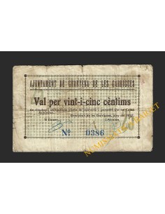 GRANYENA DE LES GARRIGUES (Lleida) - 25 cèntims 1937