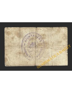 GRANYENA DE LES GARRIGUES (Lleida) - 25 cèntims 1937 2