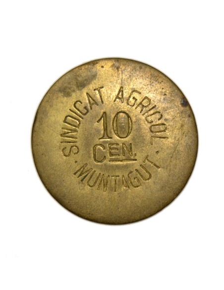 MONTAGUT DE FLUVIA (Girona) - 10 céntimos 1937