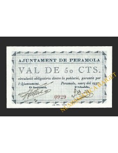 PERAMOLA (Lleida) - 50 cèntims 1937