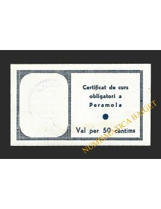 PERAMOLA (Lleida) - 50 cèntims 1937 2