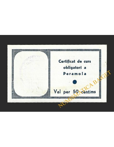 PERAMOLA (Lleida) - 50 cèntims 1937