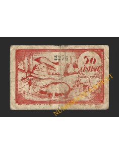 PRATS DE LLUÇANES (Barcelona) - 50 cèntims 1937 2