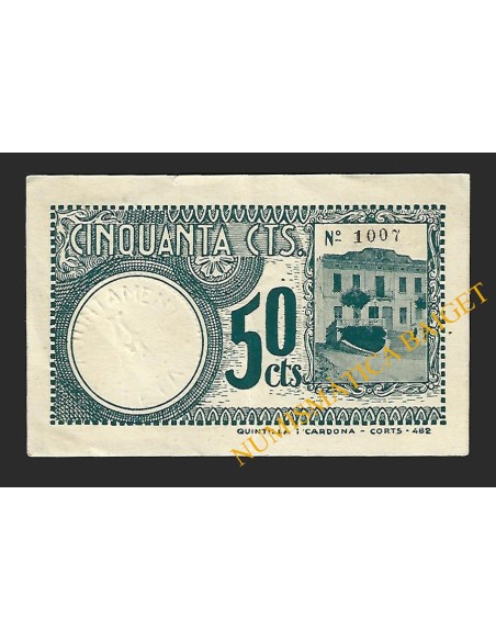 TEIA (Barcelona) - 50 cèntims 1937