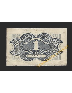 MONGAT (Barcelona) - 1 pesseta 1937 2