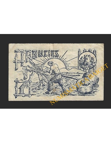 ARBUCIES (Girona) - 1 pesseta 1937