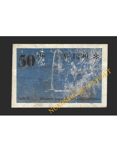 BEGUDA (Girona) - 50 cèntims 1937