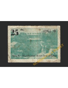 BEGUDA (Girona) - 25 centims 1937 2