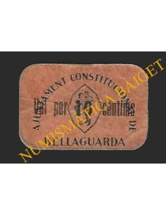 BELLAGUARDA (Lleida) - 10 cèntims 1937