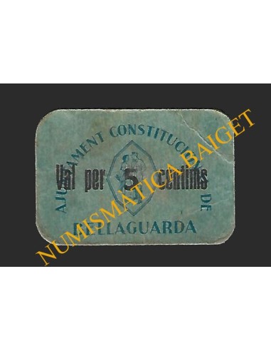 BELLAGUARDA (Lleida) - 5 cèntims 1937