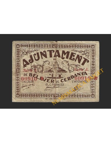 BELLVER DE CERDANYA (Lleida) - 50 cèntims 1937