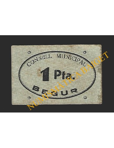 BEGUR (Lleida) - 1 PESSETA 1937
