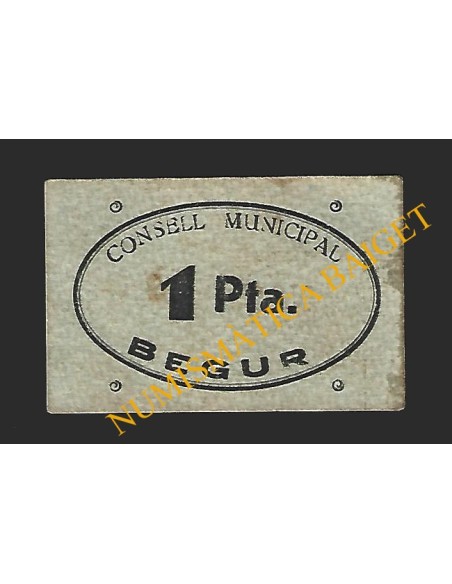 BEGUR (Lleida) - 1 PESSETA 1937