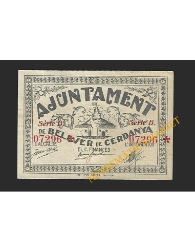 BELLVER DE CERDANYA (Lleida) - 25 cèntims 1937