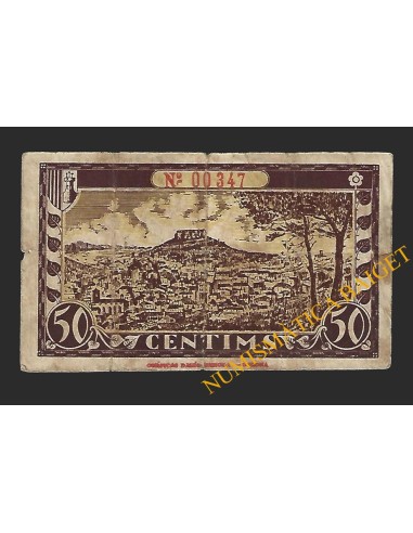 BEGUR (Lleida) - 50 cèntims 1937