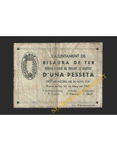 BISAURA DE TER (Barcelona) - 1 pesseta 1937