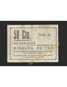 BISAURA DE TER (Barcelona) - 50 cèntims 1937 2