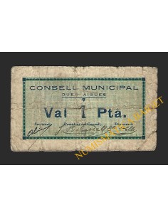 DUESAIGÜES (Tarragona) - 1 pesseta 1937