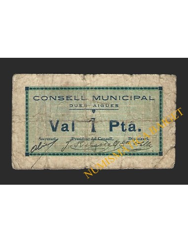 DUESAIGÜES (Tarragona) - 1 pesseta 1937