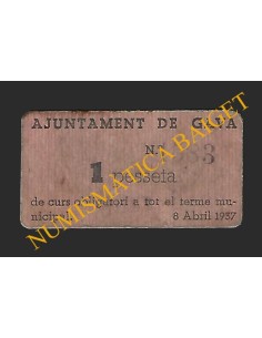 GAVÀ (Barcelona) - 1 pesseta 1937
