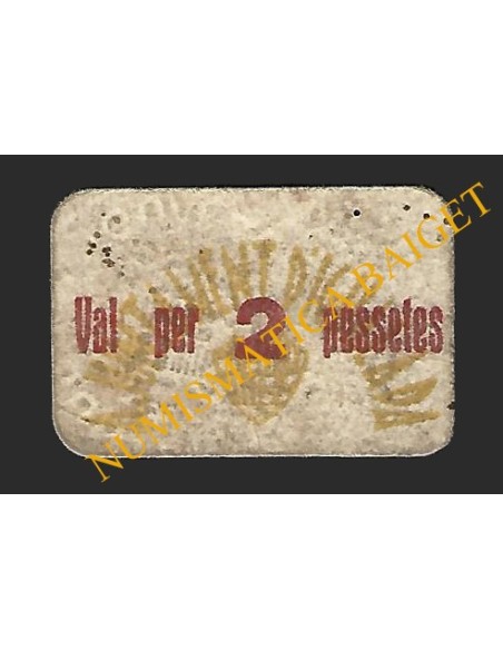 IGUALADA (Barcelona) - 2 pessetes 1937