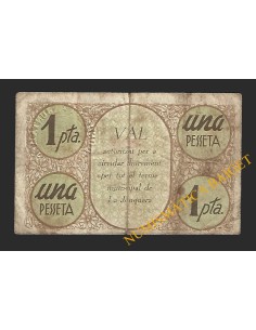 JONQUERA, LA (Girona) - 1 pesseta 1937 2