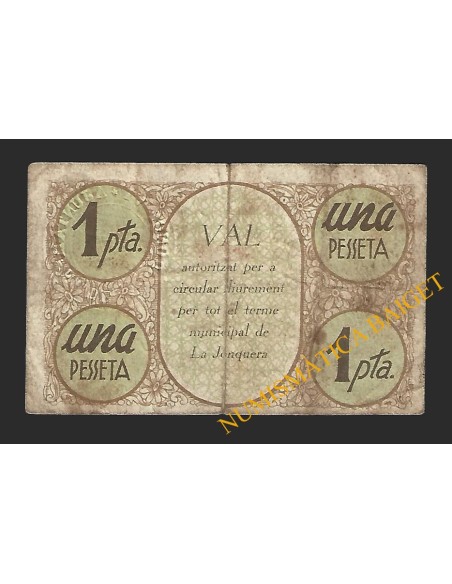 JONQUERA, LA (Girona) - 1 pesseta 1937