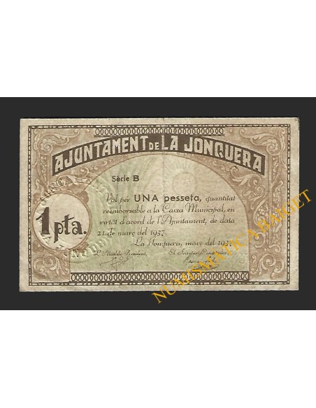 JONQUERA, LA (Girona) - 1 pesseta 1937
