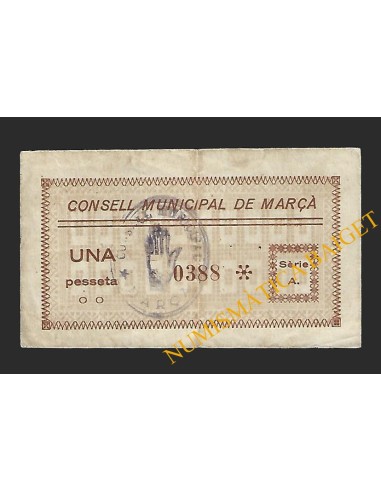 MARÇA (Tarragona) - 1 pesseta 1937