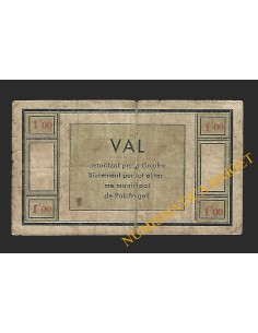 PALAFRUGELL (Girona) - 1 pesseta 1937 2