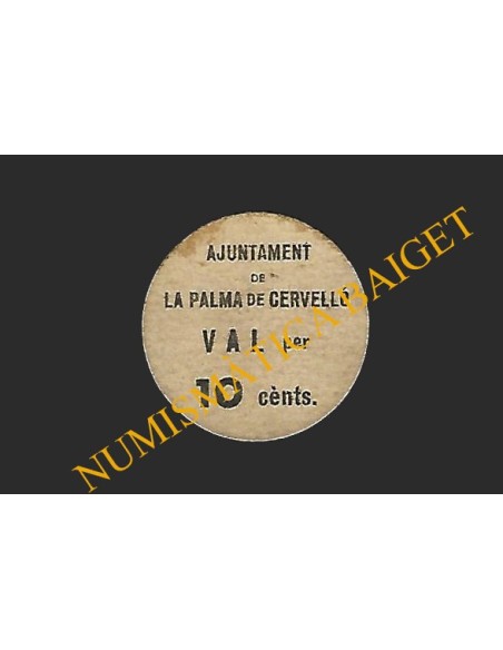 PALMA DE CERVELLÓ, LA (Barcelona) - 10 cèntims 1937