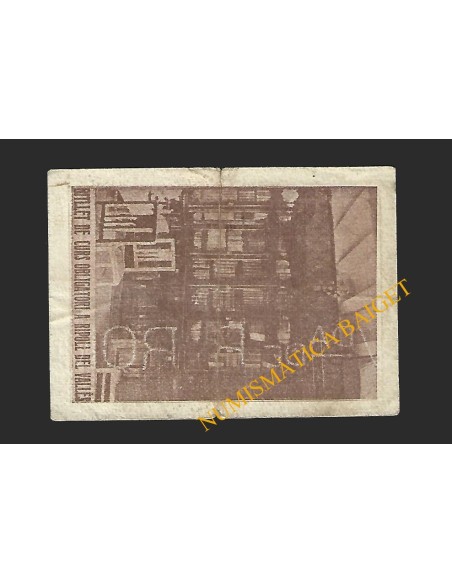 RIPOLL DEL VALLES (Barcelona) - 1 pesseta 1937