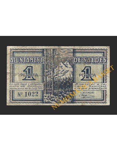 SALDES (Barcelona) - 50 cèntims 1937