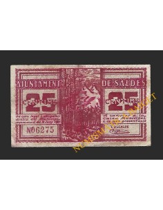 SALDES (Barcelona) - 25 cèntims 1937